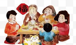 年夜饭漫画,漫画里的温馨时刻